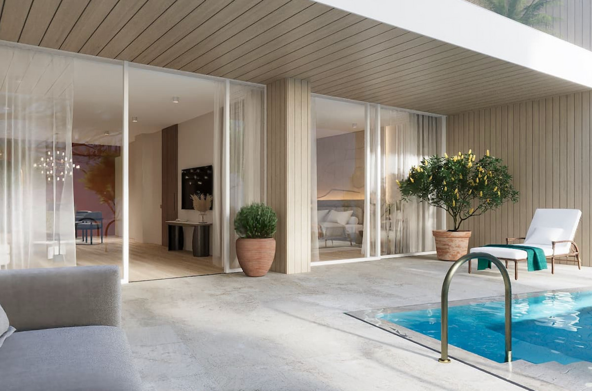 Люкс с индивидуальным бассейном - 0